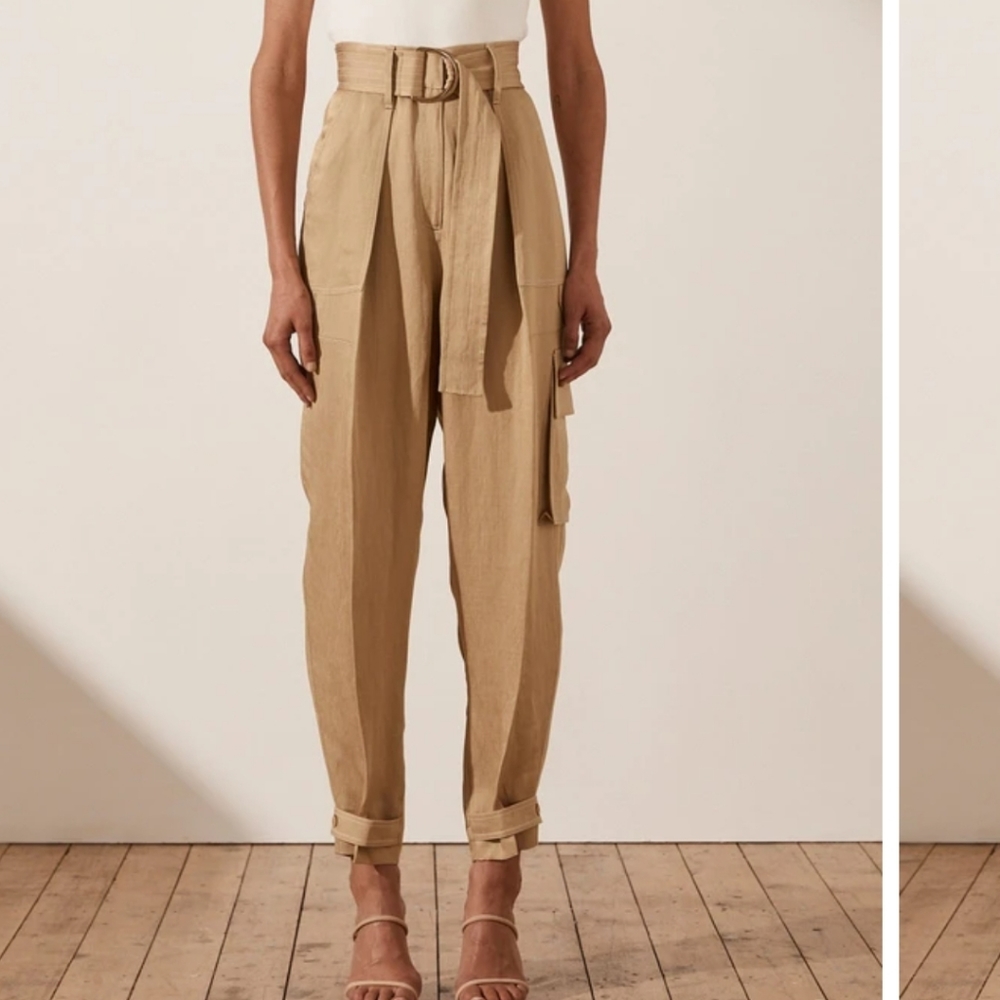 ISO Shona Joy Ellington Linen Cargo Pant
